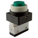 FT Pro K3M3PP-06-G - 1/8" BSPP 3/2 Micro Push Button Valve