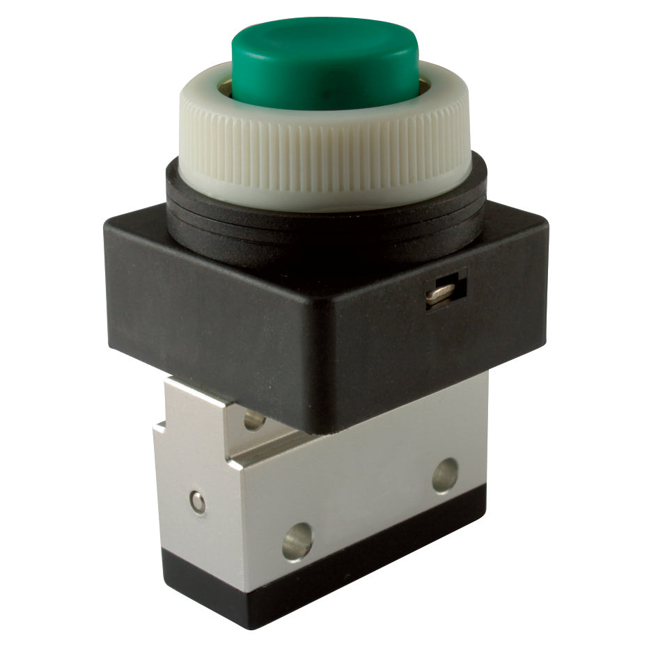 FT Pro K3M3PP-06-G - 1/8" BSPP 3/2 Micro Push Button Valve