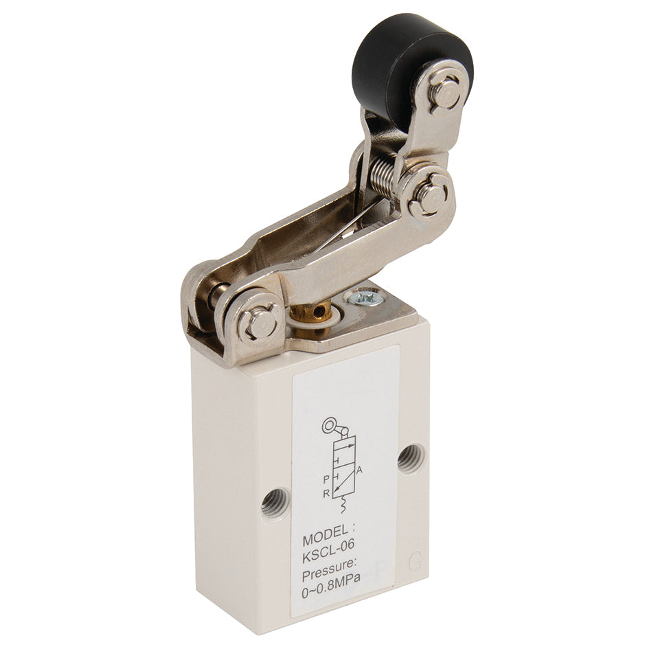 FT Pro KSCL-06 - 1/8" 3/2 Roller Lever One Way Valve