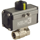 FT Pro 2184-0003 - 1" BSPP Np Brass Da Alum Actu B.Valve