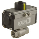 FT Pro 2184-0030 - 1" BSPP Ss 2 Pc Da Alum Actu B.Valve