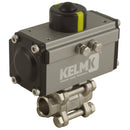 FT Pro 2184-0067 - 3/4" S.Weld Ss 3 Pc Da Alum Actu B.Valve