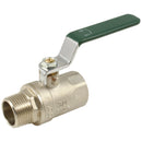 FT Pro 2064-7962 - 1/4"BSPm X 1/4"BSPf Brass Ball Valve Green Handle
