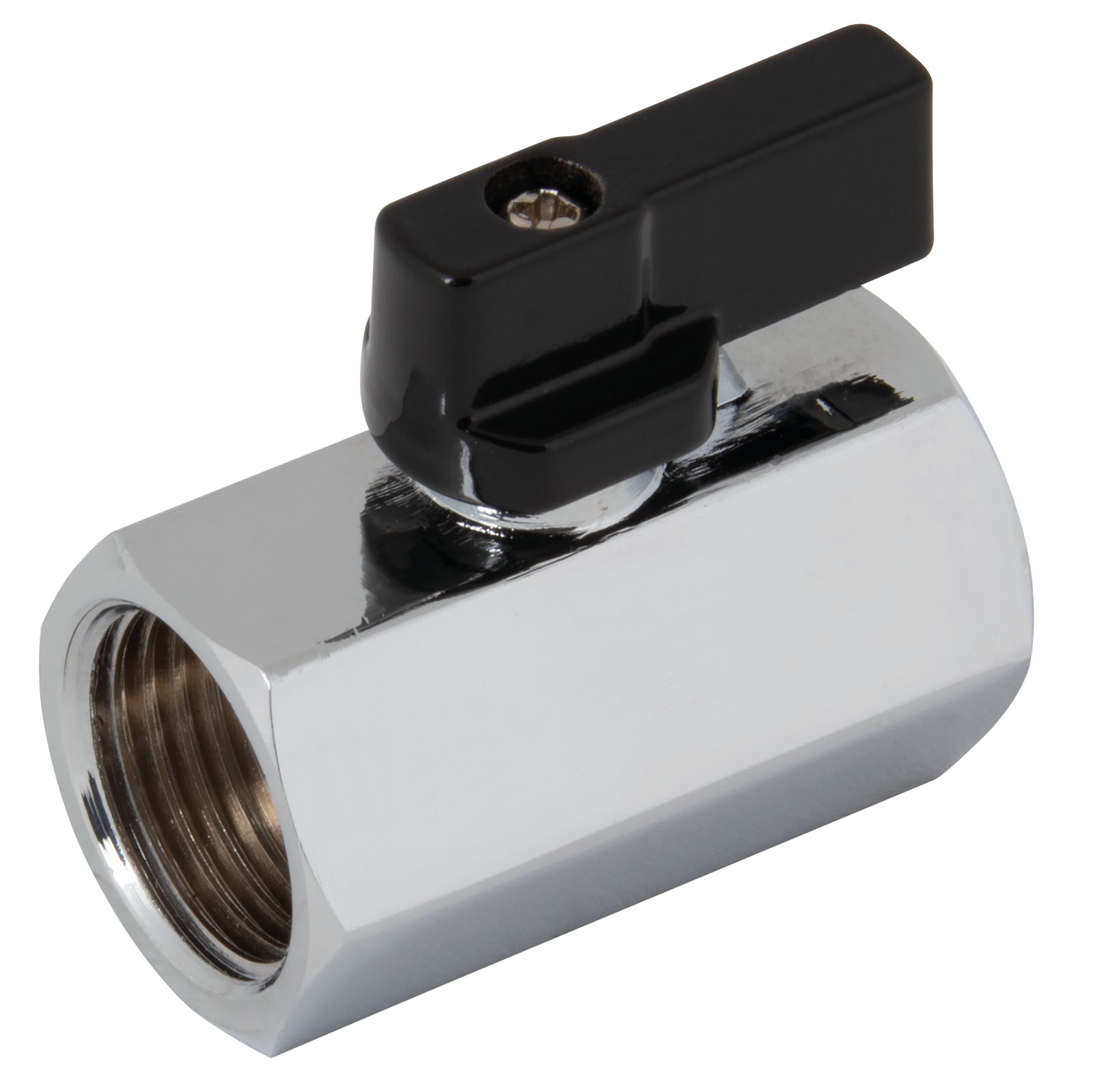 FT Pro MBV12S - 1/2"BSPf Brass Chrome Finish Mini Ball Valve