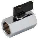 FT Pro MBV34S - 3/4"BSPf Brass Chrome Finish Mini Ball Valve