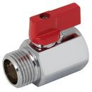 FT Pro MBVM38 - 3/8" M/F Brass Chrome Finish Mini Ball Valve