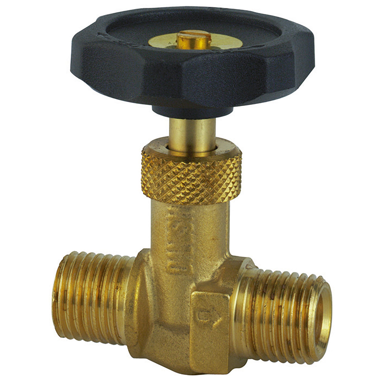 FT Pro EVMM-12 - 1/2" BSPT Equal Male Brass Needle Valve