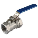 Haitima BV1-14 - 1/4" BSPP 316 Ss Ball Valve 1 Piece Reducingbore