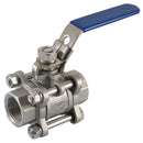 Haitima BV3-114 - 1.1/4" BSPP 316 Ss Ball Valve Lockable Handle