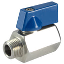 Haitima HEXSMBV12M - 1/2" BSPP 316 Ss Ball Valve Hex Viton Seal
