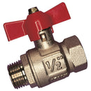 1" Brass Ball Valve TypeBV93 FullFlow; BV93-1 product image by ITAP