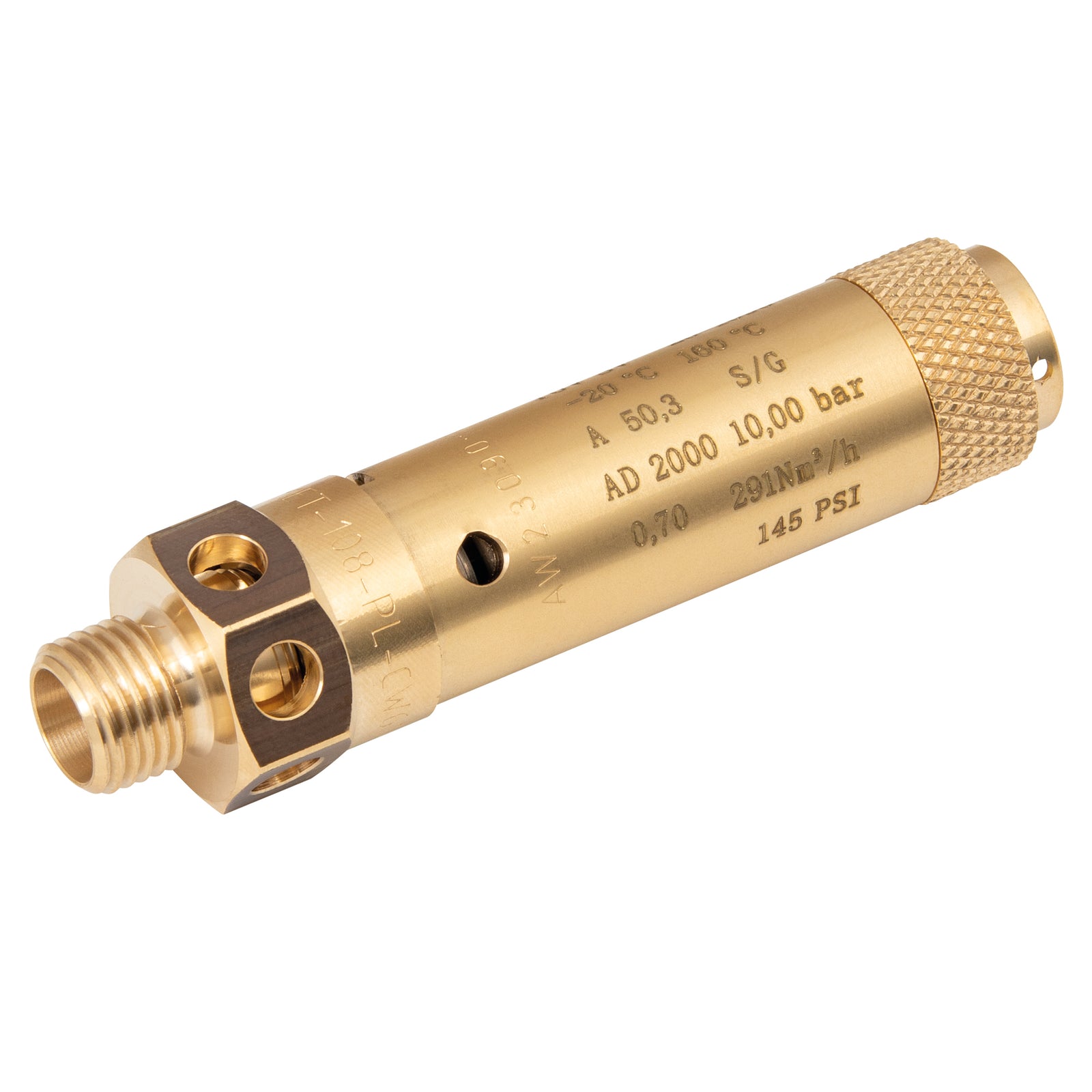 Lorch 2042-2960 - 7.0 Bar 1/4" BSPm Pressure Safety Valve