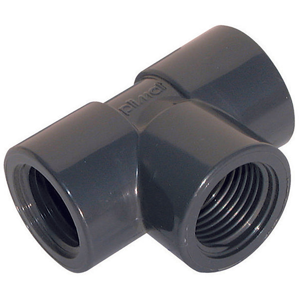1" BSP FEMALE EQUAL TEE PVC; PVT1 product image by Comer