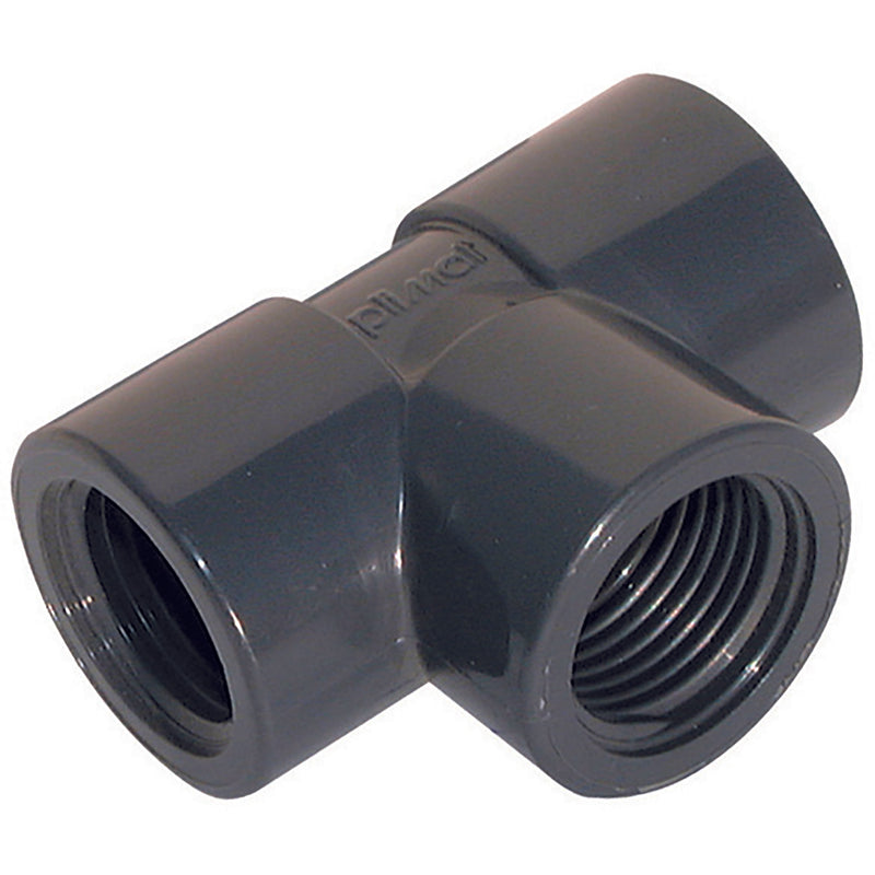 1" BSP FEMALE EQUAL TEE PVC; PVT1 product image by Comer