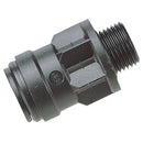 John Guest PM011214E - 12mm OD X 1/2" BSPP Male Straight Adaptor