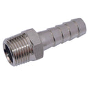 FT Pro GT42/25KNP - 1.1/4" BSPT Male Straight Hose Tails, Nickel Plated Brass