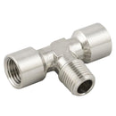 Aignep 62440-3/8 - 3/8" BSPT Male X 3/8" BSPP Female Equal Tee