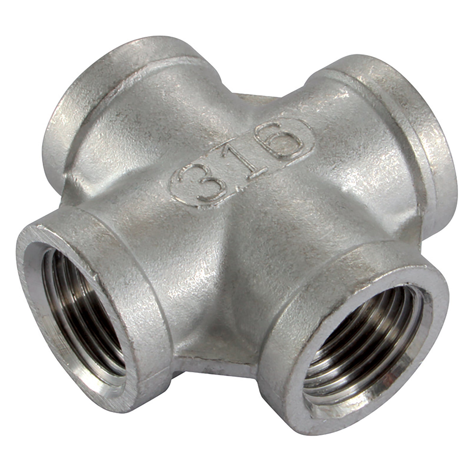 Haitima EC-18 - St.Steel Equal Cross 1/8" BSP Female