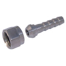 Haitima FH17/38SS - 3/8" BSPP Swivel Female X 3/8" ID 60° Coned Seat Hose Tail