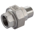 Haitima MFU-114 - 1.1/4"BSP/T Fem/Male Hex Union 316