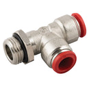 Aignep P45-8-1/8 - 08mm OD X 1/8" BSPP Male Sw Tee Pushin