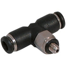 Aignep MP12-3-M5 - 3mm X M5 Swivel Tee Male Centre Leg