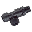 John Guest PM111003E - 10mm OD Tube X 3/8" BSPT Male Sw Run Tee