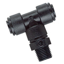 John Guest PM100803E - 08mm OD X 3/8" BSPT Male Sw Tee Cent Leg