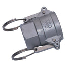 1" BSPP FEM CAMLOCK TYPE D ST/STEEL; D1-SS product image by FT Pro