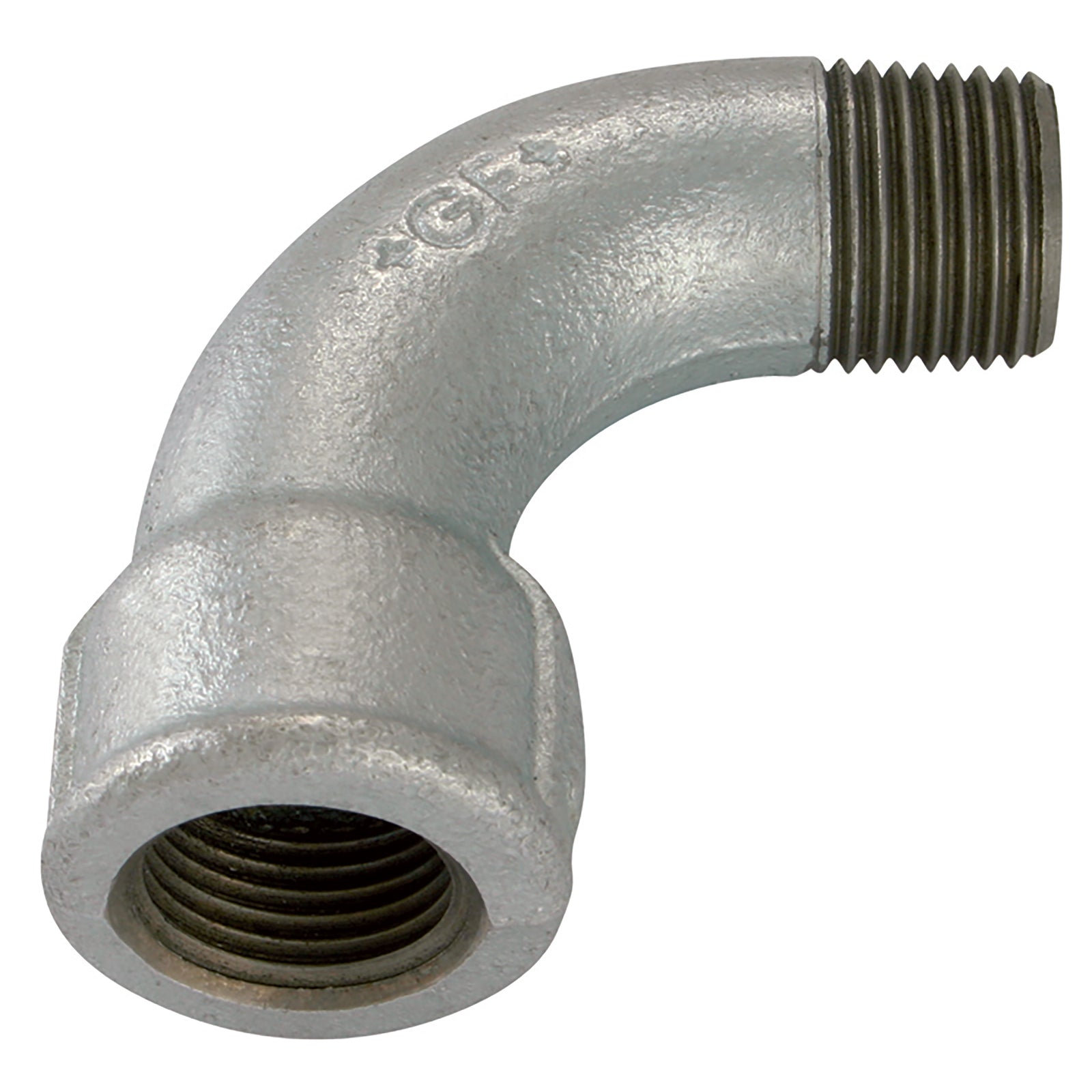 GF GF1-14 - 1/4" BSP/T Male/F Long Bend Galvanised 1G