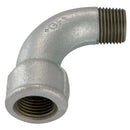 GF GF1-1 - 1" BSP/T Male/F Long Bend Galv 1G
