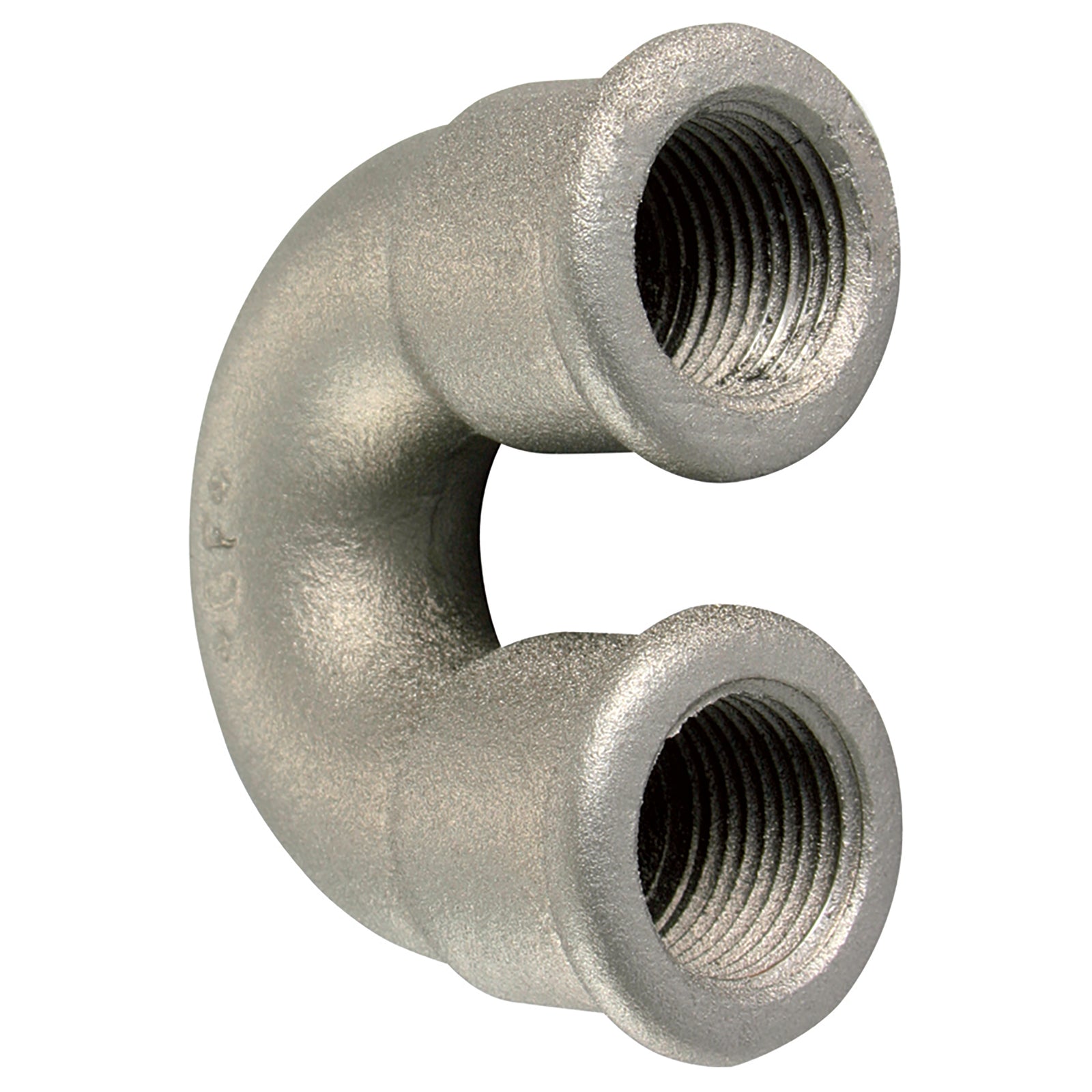 GF GF60-34 - 3/4" BSPP Fem 180 Deg Bend Galvanised 60G