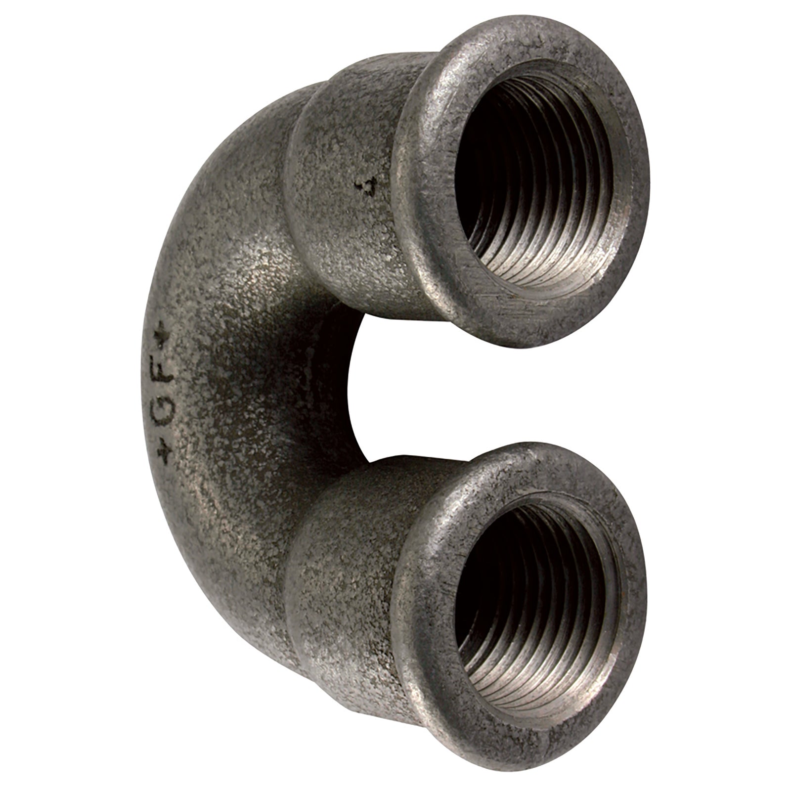 GF GF60-12N - 1/2" BSPP Fem 180 Deg Bend Black 60