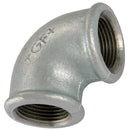 GF GF90-112 - 1.1/2"BSPP Fem Equal 90° Elbow Galvanised 90G