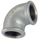 5" BSPP FEM EQUAL 90° ELBOW GALVANISED GF90G; GF90-5 product image by GF