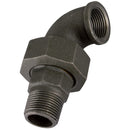 GF GF98-34N - 3/4" BSP/T M/F T/Seat 90Deg Black 98