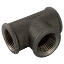 GF GF130-1-38N - 1"X3/8" BSPf Uneq Tee Black 130
