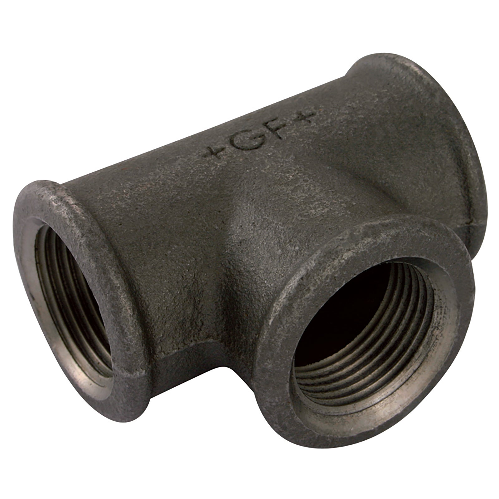 GF GF130-1-34-1N - 1"X3/4"X1" BSPf Uneq Tee Black 130