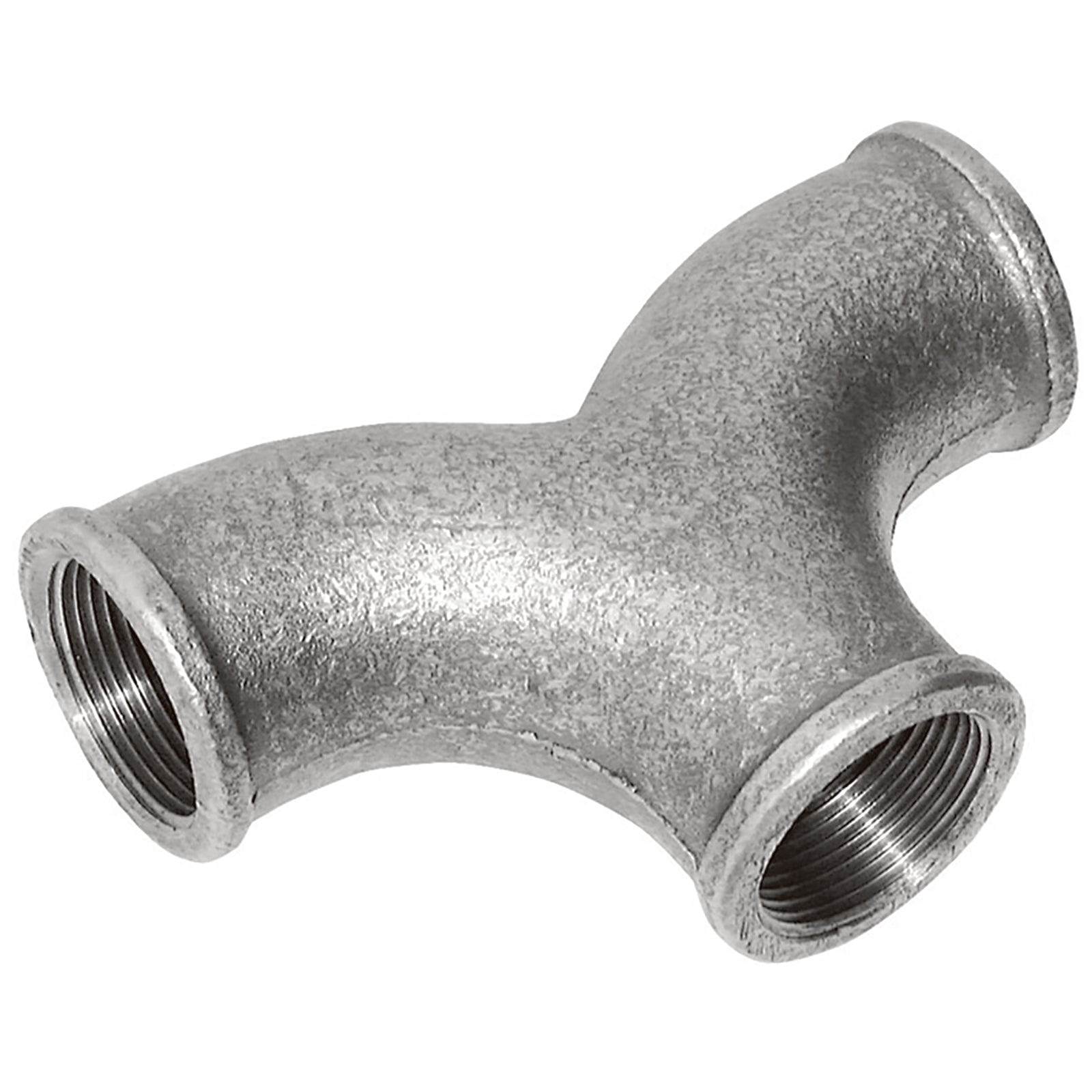 GF GF132-34 - 3/4" BSPP Fem Twin Elbow Galvanised 132G