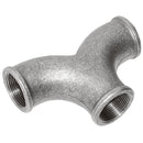 GF GF132-114 - 1.1/4" BSPP Fem Twin Elbow Galvanised 132G