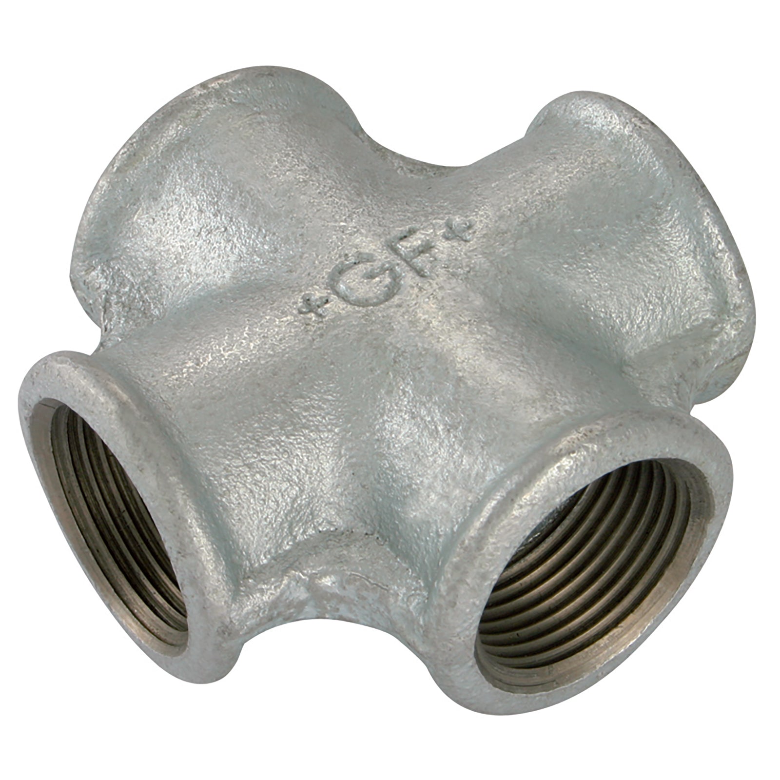 GF GF180-2 - 2" BSPP Fem Equal Cross Galvanised 180G