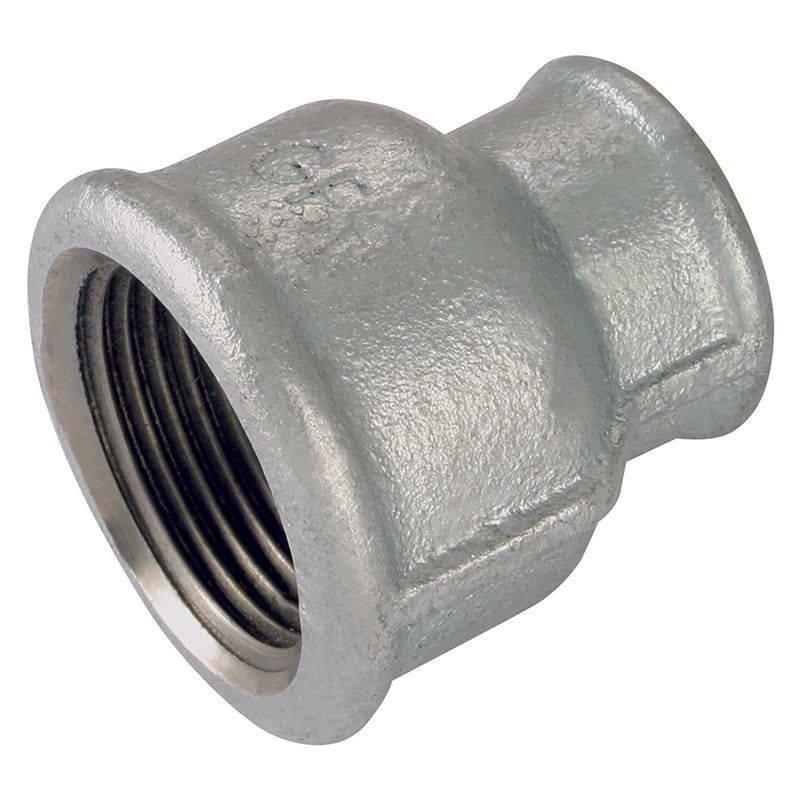 1/4X"1/8" BSPP REDU SOCKET GALVANISED GF240G; GF240-14-18 product image by GF