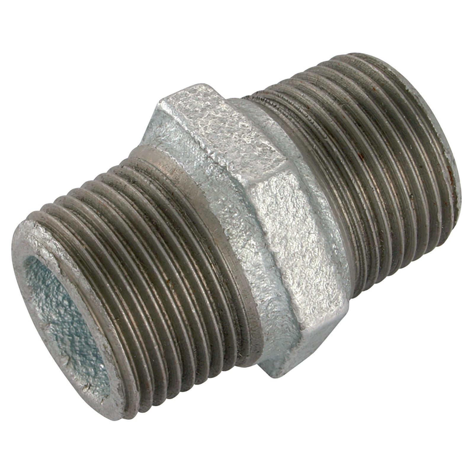 GF GF280-14 - 1/4" BSPT Male Hex Nipple Galvanised 280G