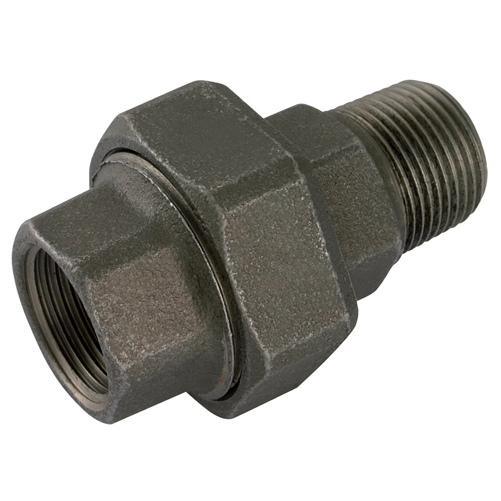 GF GF341-1N - 1" BSP/T M/F T/Seat Union Black 341