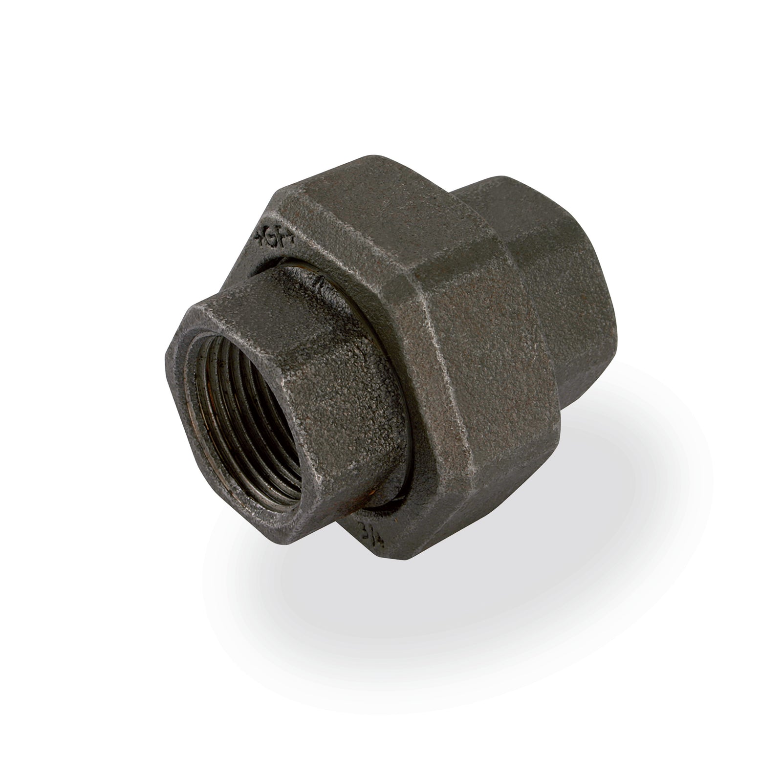 GF GF342-1N - 1" BSPP Fem/Fem Ibs Union Black 342