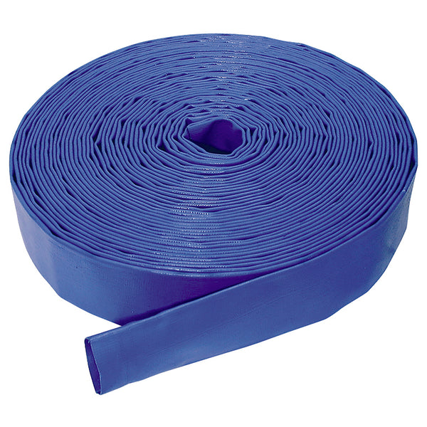 8" ID BLUE LAYFLAT HOSE 10M COIL; LFH8-10 product image by Jaymac
