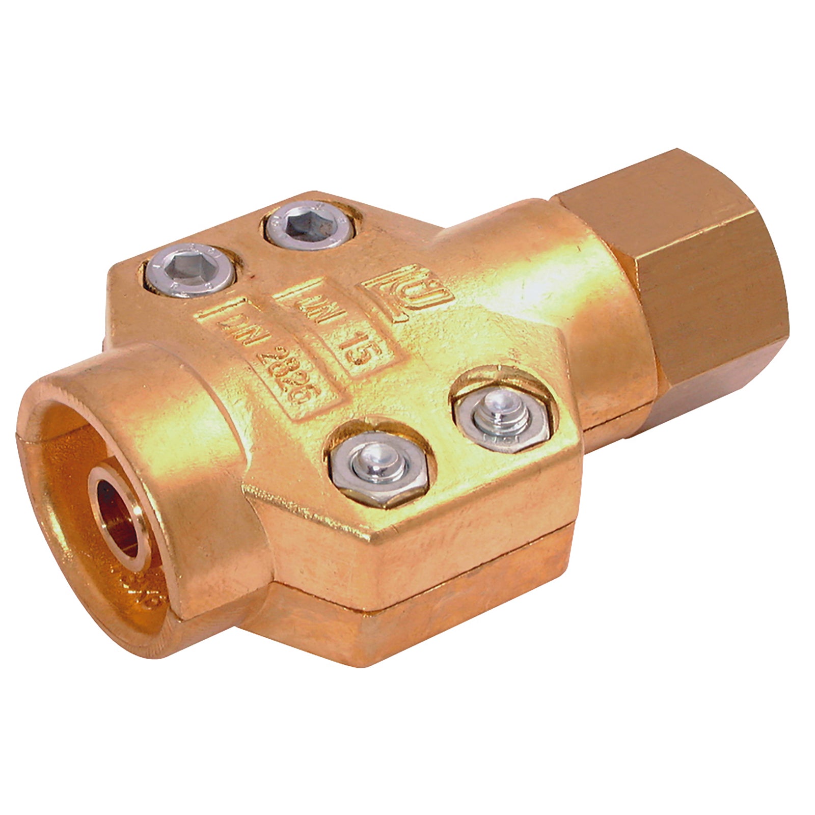 FT Pro DIK12-13MS - 1/2" Female Brass Steam Clamp And Coupling
