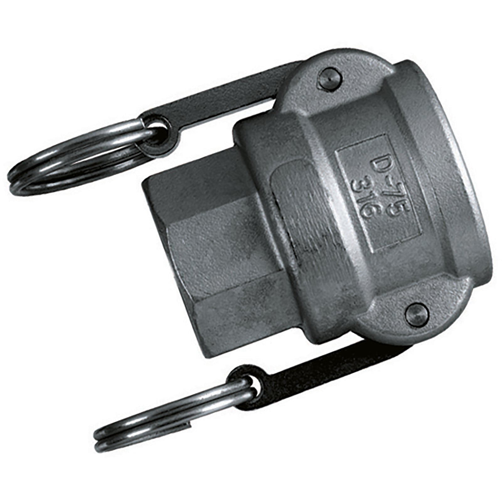 FT Pro D2-AU - 2" BSPP Fem Camlock Type D Aluminium