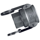 FT Pro D114-AU - 1.1/4"BSPP Fem Camlock Type D Aluminium