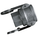 FT Pro D1-AU - 1" BSPP Fem Camlock Type D Aluminium